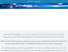 Tablet Screenshot of brocktec.com
